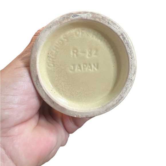 Vintage Ceramic Tiki Fu Manchu Vase Mug Made in Japan Orchids of Hawaii Stamp - Picture 4 of 8